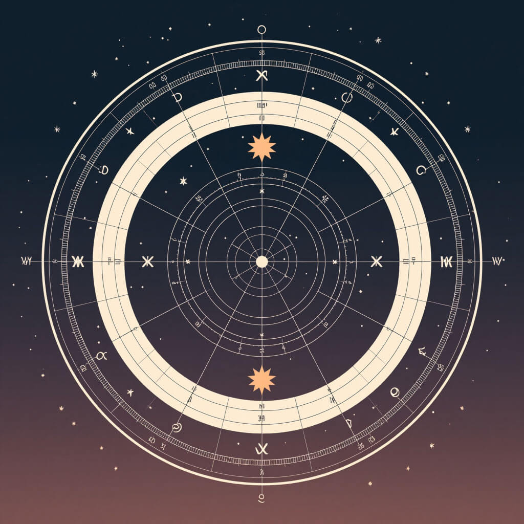 Diepe structurele analyse van een astrologisch systeem